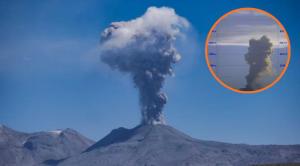 Volcán Sabancaya registra nueva emisión de cenizas y mantiene alerta naranja